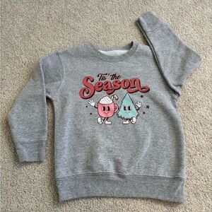 Gray Kids Sweatshirt ‘Tis the Season’